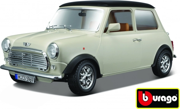 Μεταλλικό μοντέλο Mini Cooper 1969 Bburago 1:18 μπεζ