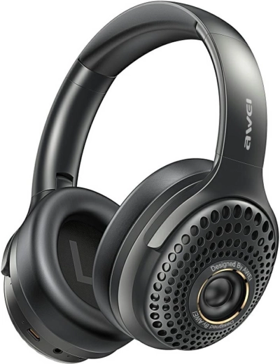 Ασύρματα ακουστικά πάνω από το αυτί AWEI AT30 Bluetooth 6.0 μαύρα