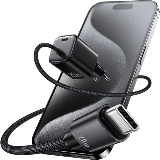 Ενσωματωμένο πλεκτό καλώδιο USB‑C για καθημερινή χρήση