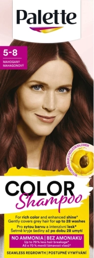 Σαμπουάν βαφής Palette Color Shampoo 5-8 μαονί, 50 ml