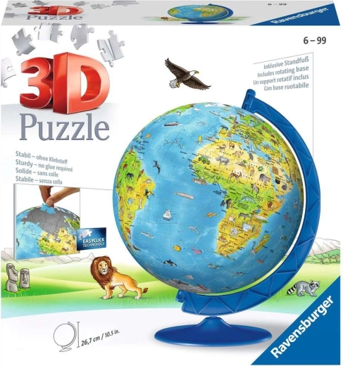 Ravensburger 3D παζλ παιδική υδρόγειος 180 τεμάχια