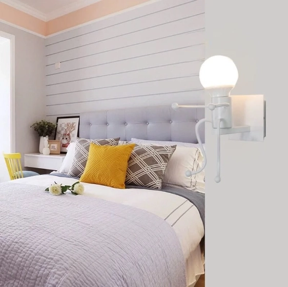 Επιτοίχιο φωτιστικό loft λευκό, τύπος viii