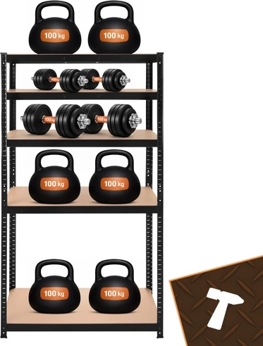 Αντοχή 200 kg ανά ράφι και ενισχυμένα στηρίγματα