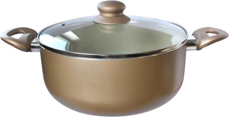 Κατσαρολάκι με κεραμική επίστρωση 4 l, 24 cm, με γυάλινο καπάκι