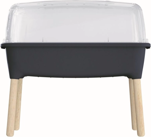 Ζαρντινιέρα Respana Planter Wood High 78 cm – ανθρακί