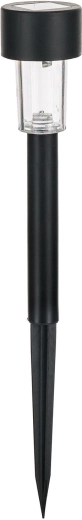 Ηλιακή λάμπα κήπου μαύρη 31 cm, 1 LED
