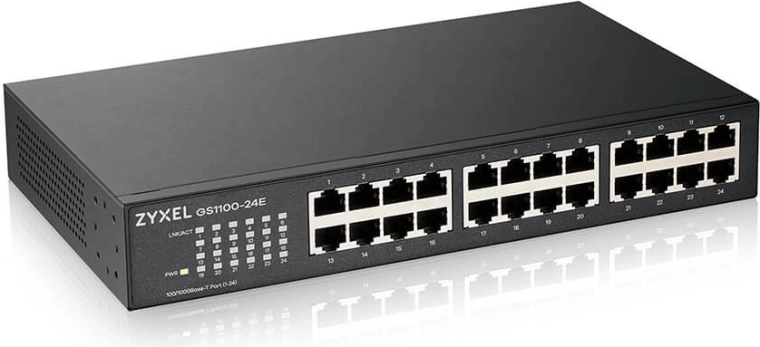 Zyxel GS1100-24E gigabit μη διαχειριζόμενο switch 24 θυρών