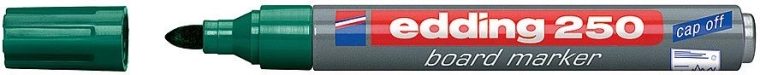 Μαρκαδόρος λευκού πίνακα edding 250, πράσινος