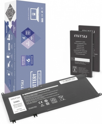 Μπαταρία Mitsu για Dell Inspiron 15 5587 και 7588 3600 mAh (55 Wh) 15,2 V