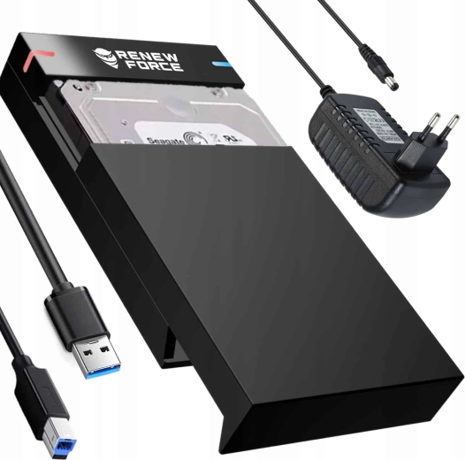 Εξωτερική θήκη Renew Force για SATA HDD και SSD 3,5" και 2,5" με USB 3.0