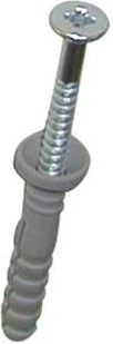 Σφυρηλατούμενο βύσμα NH 6 × 80 mm, επίπεδη κεφαλή (50 τεμ.)