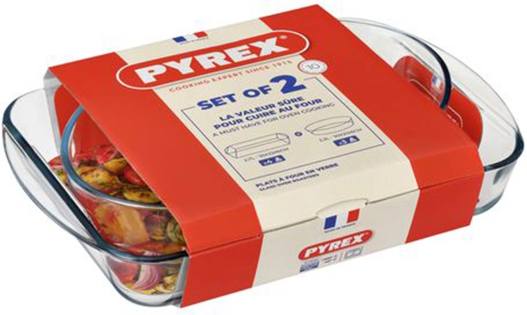 Σετ γυάλινων ταψιών PYREX 2 τεμ. 2,7 l + 2,2 l