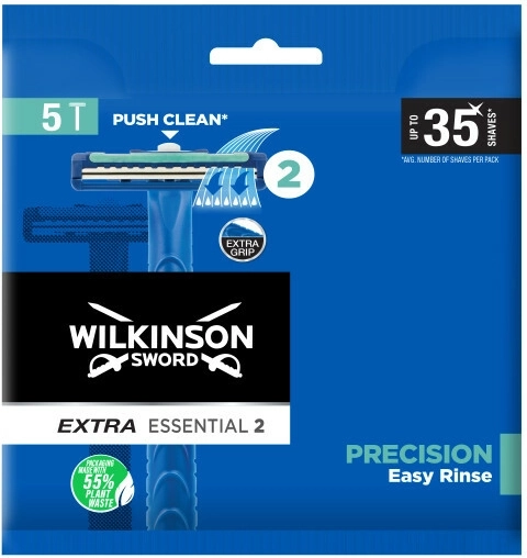 Wilkinson Extra 2 Precision ανδρικά ξυραφάκια μίας χρήσης 5 τεμ.