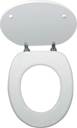 Κάθισμα λεκάνης WC από MDF σε λευκό χρώμα