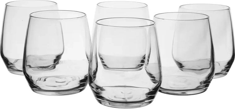 Rubin σετ 6 ποτηριών 370 ml