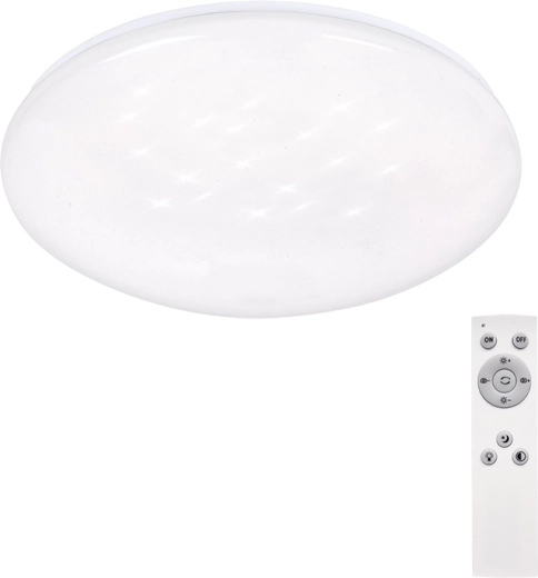 Solight LED φωτιστικό οροφής Star στρογγυλό 24 W με τηλεχειριστήριο 37 cm