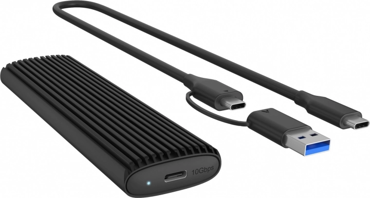Icy Box IB-1808MCT-CU31 εξωτερικό περίβλημα για SSD M.2 NVMe και SATA USB-C 10 Gb/s