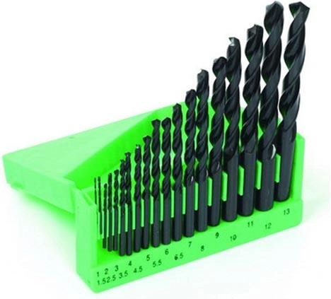 Σετ τρυπανιών μετάλλου HSS 1–13 mm, 19 τεμάχια