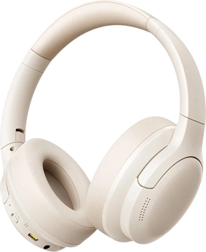 Baseus Bass BH1 Lite ασύρματα ακουστικά κεφαλής bluetooth 6.0 μπεζ