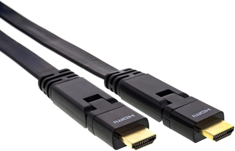 Sencor περιστρεφόμενο επίπεδο καλώδιο HDMI 2.0 με Ethernet 1,5 m