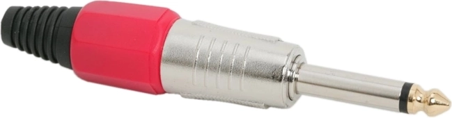Μονοφωνικός σύνδεσμος JACK 6,3 mm κόκκινος