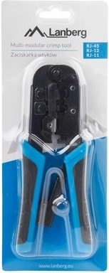 Πρέσα (crimp) για συνδέσμους RJ45/RJ12/RJ11 LANBERG