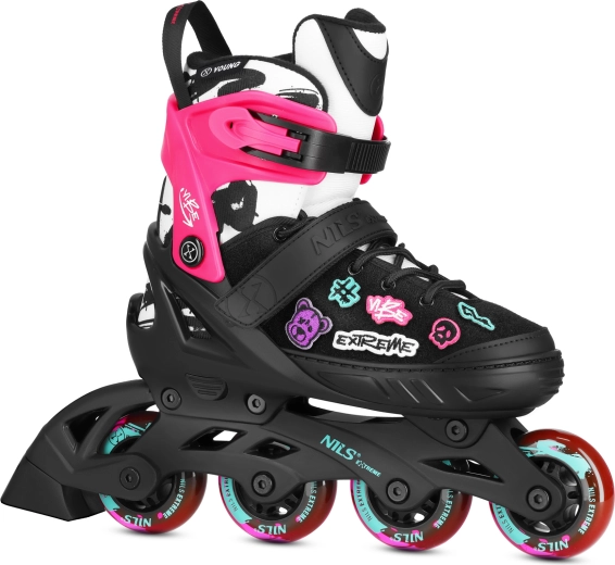 Inline πατίνια NILS Extreme VIBE – Ροζ 1