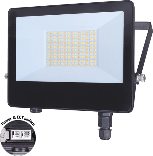 Solight προβολέας LED TOP 50 W με διακόπτη ισχύος και 3CCT, IP65