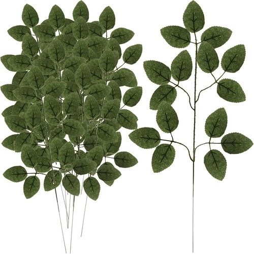 Τεχνητά κλαδάκια φύλλων τριανταφυλλιάς Gardlov 51 cm – σετ 12 τεμ.