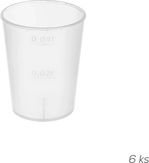 Δοσομετρητής για υγρά 50 ml από πλαστικό UH (6 τεμ.)