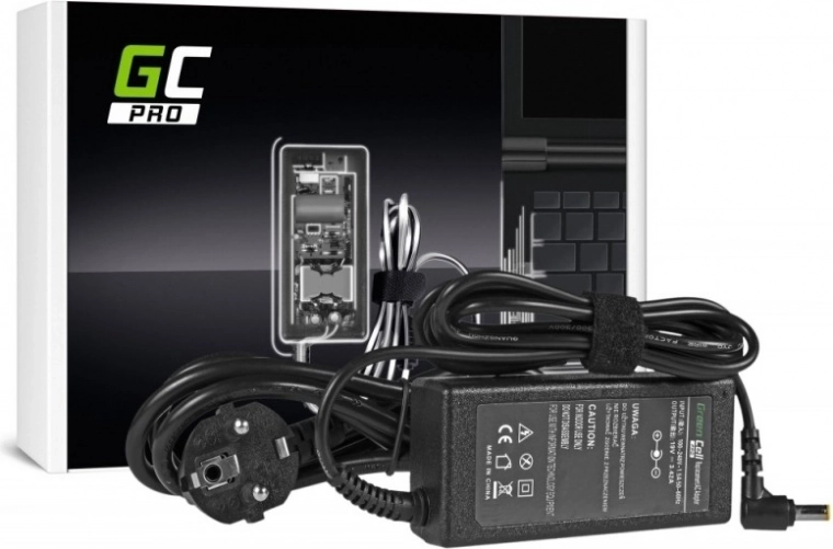 Φορτιστής GREEN CELL PRO 19V 3,42A 65W για φορητούς υπολογιστές Acer (σύνδεσμος 5.5 × 1.7 mm)