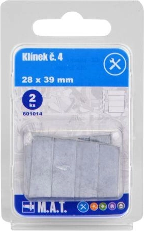 Ξύλινη σφήνα αρ. 4 για ασφάλιση λαβών 28 × 39 mm (2 τεμ.)
