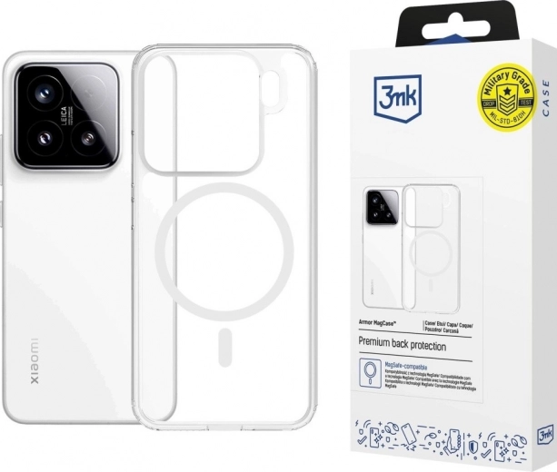 Διάφανη θήκη Armor MagCase για Xiaomi 15 με MagSafe