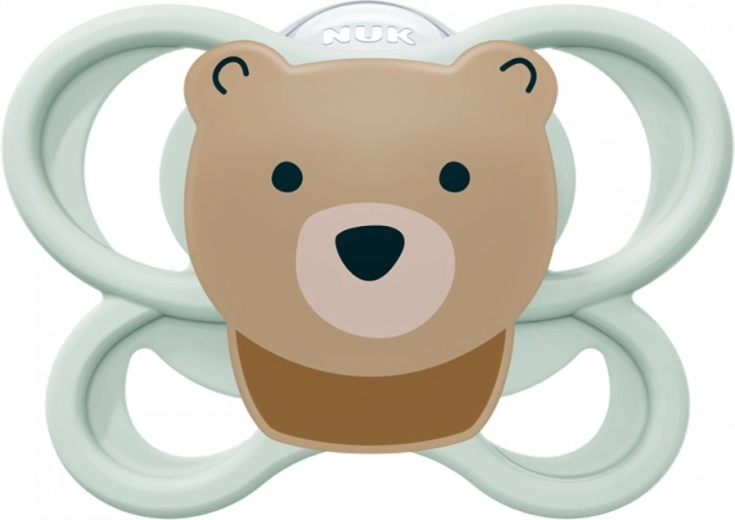 Πιπίλα NUK Perfect Match Air Bear 0–6 μηνών, σιλικόνης
