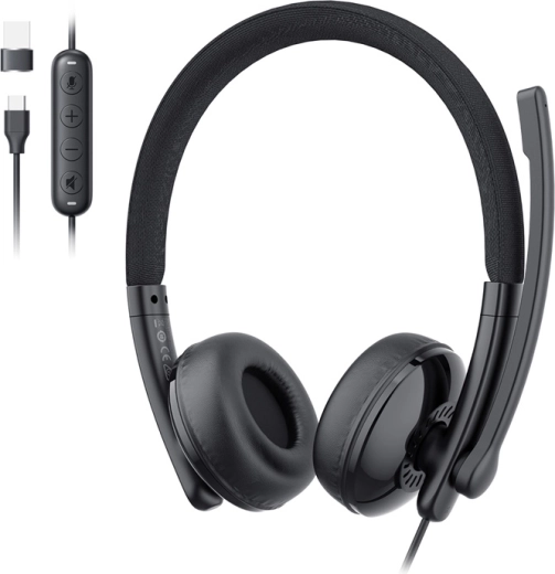 Ενσύρματο headset με μικρόφωνο EMEET GeniusCall HS50 USB-A/USB-C