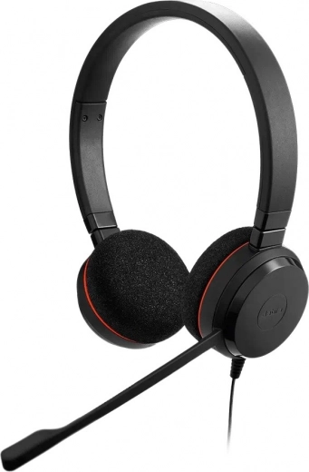 Jabra Evolve 20 στερεοφωνικό σετ κεφαλής με USB‑A/USB‑C (MS)