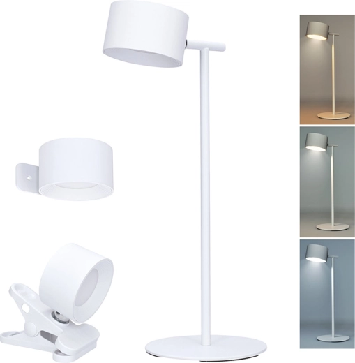Solight επαναφορτιζόμενο LED φωτιστικό 3 σε 1 280 lm με αλλαγή θερμοκρασίας φωτός και ντιμάρισμα λευκό