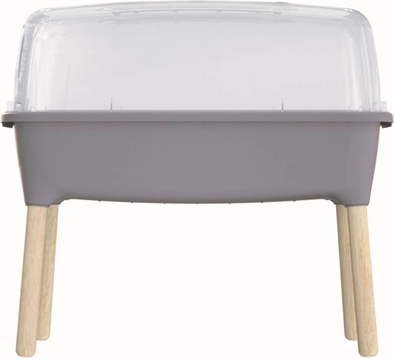 Ζαρντινιέρα Respana Planter Wood High Set 78 cm – γκρι πέτρα