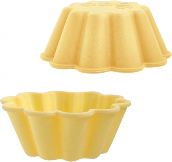 Φορμάκια σιλικόνης για muffins TORO λουλούδι 7,5 cm – σετ 3 τεμ.