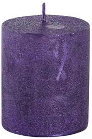 Ρουστίκ κερί PROVENCE μωβ 7 cm