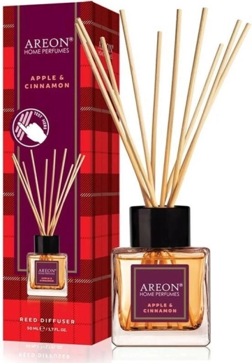 Areon AH διαχυτής με στικ μήλο και κανέλα 50 ml