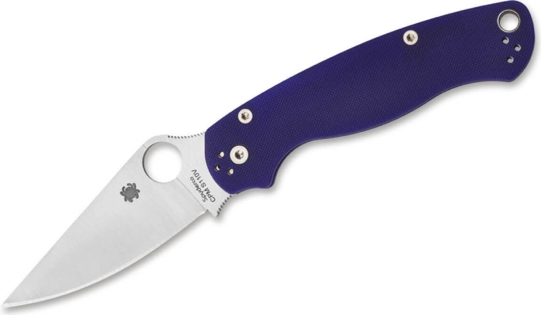 Spyderco Para 3 σκούρο μπλε αναδιπλούμενο μαχαίρι τσέπης 8,7 cm