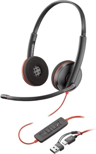 Ακουστικά Blackwire USB-A/C μαύρα