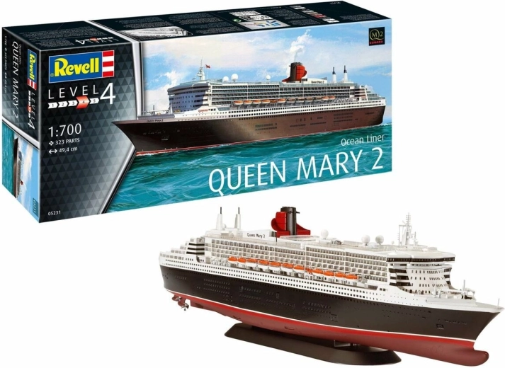 Πλαστικό μοντέλο πλοίου Queen Mary 2 1:700