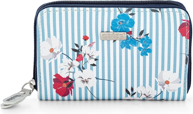 Γυναικείο πορτοφόλι Navy Flowers