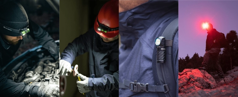 Δύο χρώματα φωτός: λευκό και κόκκινο