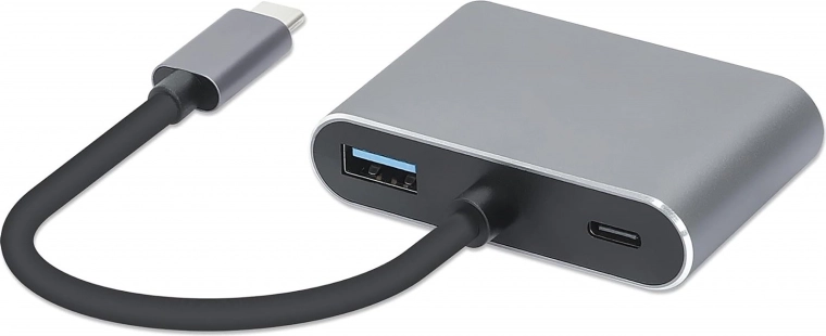 Πολυλειτουργικό hub USB-C 4 σε 1 με HDMI 4K και VGA