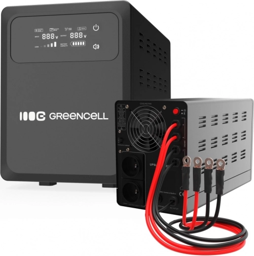 Εφεδρική πηγή τροφοδοσίας UPS Green Cell PowerCore 1000W/1500VA 12VDC