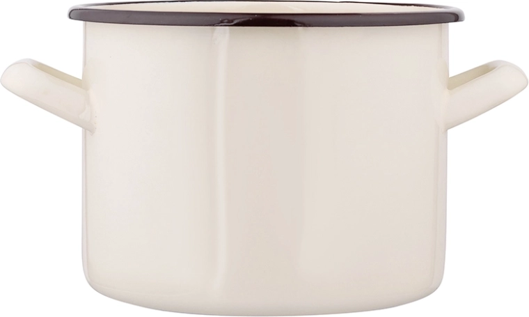 Εμαγιέ κατσαρόλα Silesia 2,2 l, 16 cm, κρεμ