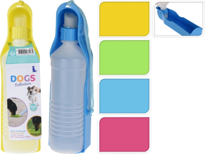 Φορητό μπουκάλι νερού για σκύλους 450 ml